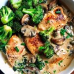 Creamy Broccoli and Mushroom Chicken